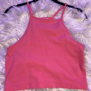 Divided crop top